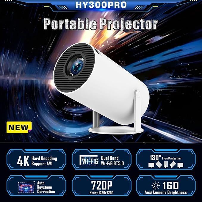 Mini Round Smart Projector