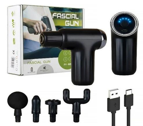 Deep Tissue Muscle Massage Gun with 4 Heads