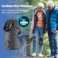 Electric Heated Knee Massager - controls